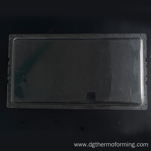 Clear polycarbonate large thermoforming trays